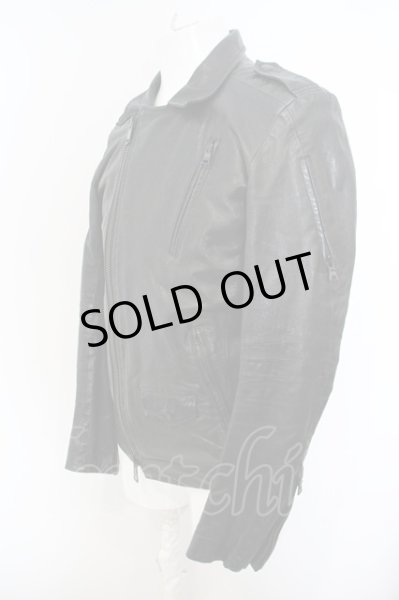 画像2: BUFFALO BOBS / ラムレザーショートダブルライダース O-23-12-01-046-BU-ja-YM-ZT-ML001 (2)