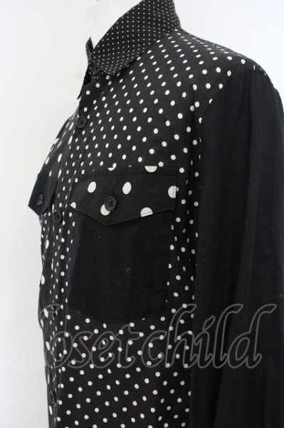 画像2: kiryuyrik / クレイジードットローンギャザースリーブシャツ’22-23AW O-23-12-08-012-ki-sh-YM-ZT004 (2)