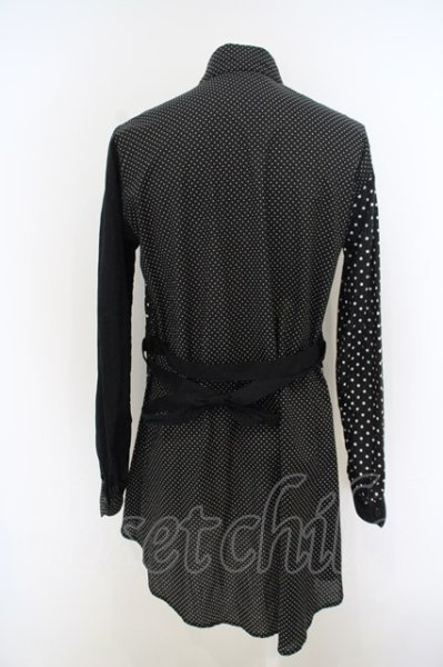 画像4: kiryuyrik / クレイジードットローンギャザースリーブシャツ’22-23AW O-23-12-08-012-ki-sh-YM-ZT004 (4)