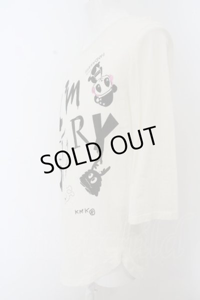 画像3: KMK(KINGLY MASK) / I'm STORY五分袖カットソー O-23-12-08-021-KM-to-YM-ZT491 (3)