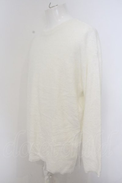 画像2: NO ID. / ビキューレラムパイルC/N-BIGプルオーバーニット O-23-12-08-024-NO-to-YM-ZT120 (2)