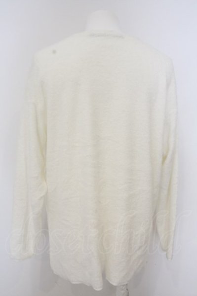 画像4: NO ID. / ビキューレラムパイルC/N-BIGプルオーバーニット O-23-12-08-024-NO-to-YM-ZT120 (4)