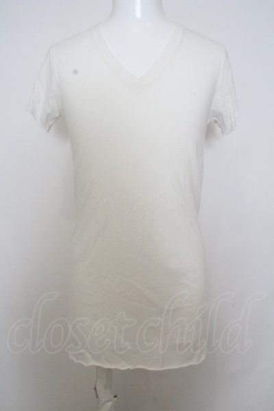 画像1: 【WINTERセール】s'exprimer / VネックコットンTシャツ O-23-12-20-025-s'-pa-YM-ZT222