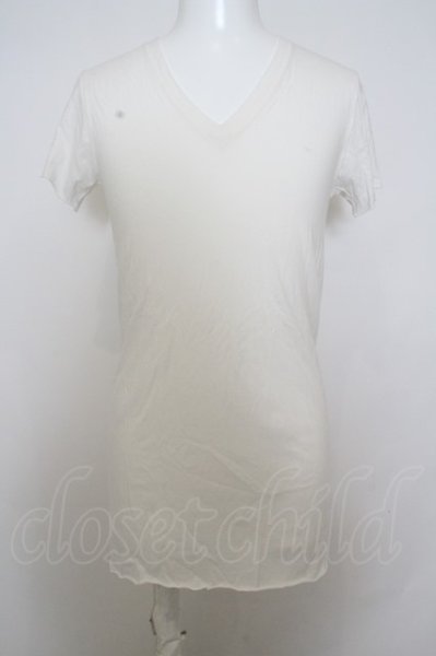 画像1: s'exprimer / VネックコットンTシャツ O-23-12-20-025-s'-pa-YM-ZT222 (1)