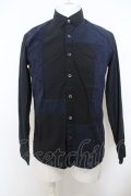 【WINTERセール】GOSTAR DE FUGA / スウェード切替シャツ’17SS O-23-12-21-047-GO-sh-YM-ZT097