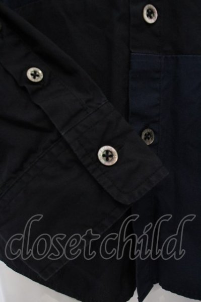 画像3: GOSTAR DE FUGA / スウェード切替シャツ’17SS O-23-12-21-047-GO-sh-YM-ZT097 (3)