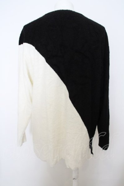 画像3: NO ID. / ビキューレラムパイルバイカラーニット O-23-12-21-005-NO-to-YM-ZT129 (3)