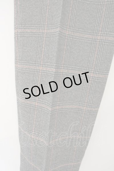 画像2: GOSTAR DE FUGA / グレンチェック柄TRストレッチテーパードスラックス’18AW O-23-12-21-057-GO-pa-YM-ZT506 (2)