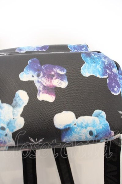 画像3: TRAVAS TOKYO / クマ総柄PUレザーモアコンパクトバックパック バッグ O-23-12-21-061-TR-ba-YM-ZT-MK001 (3)