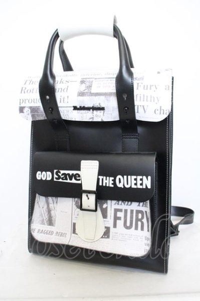 画像1: Dr.martens / SEX PISTOLS LEATHER BACKPACK O-23-12-21-070-Dr-ba-YM-ZT-MK001 (1)