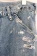 画像2: RESURRECTION / xKIYOHARU TALK damage Wide Denim pants O-23-12-24-032-KU-pa-YM-ZT377 (2)