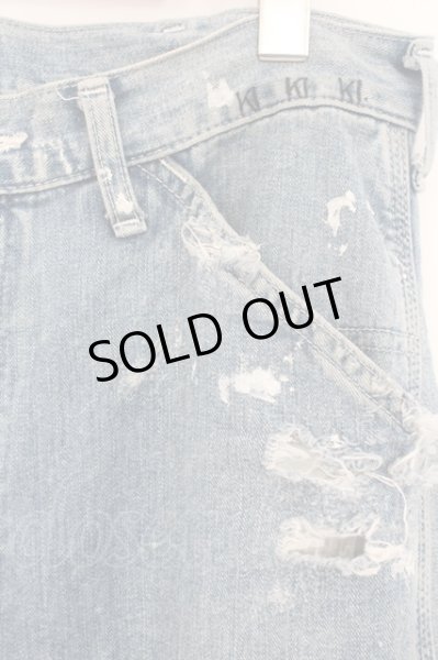 画像2: RESURRECTION / xKIYOHARU TALK damage Wide Denim pants O-23-12-24-032-KU-pa-YM-ZT377 (2)