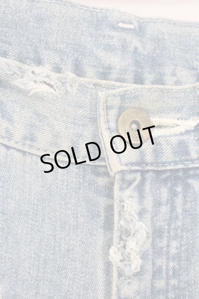 画像3: RESURRECTION / xKIYOHARU TALK damage Wide Denim pants O-23-12-24-032-KU-pa-YM-ZT377 (3)