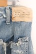 画像7: RESURRECTION / xKIYOHARU TALK damage Wide Denim pants O-23-12-24-032-KU-pa-YM-ZT377 (7)