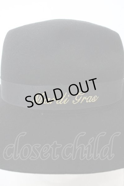 画像3: MARDI GRAS / 金糸刺繍ツバ広ハット O-23-12-28-066-MA-za-YM-ZT018 (3)