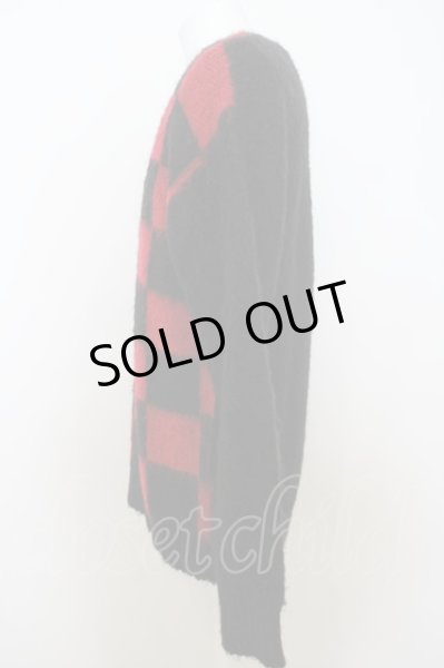 画像2: NO ID. BLACK / シャギーMIXニットフラッグJQ-C/Nプルオーバー O-23-12-28-1030-NO-to-YM-ZT031 (2)