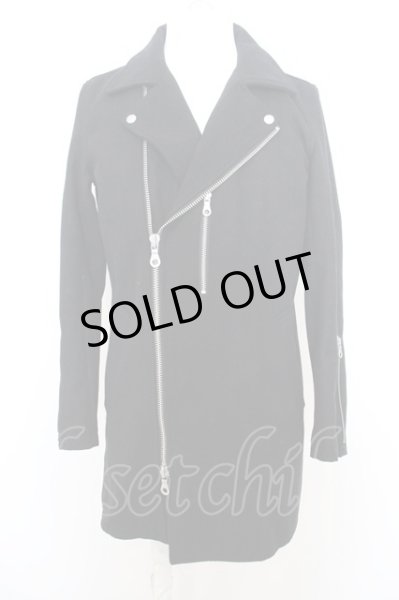 画像1: NO ID. BLACK / メルトンライダースコート O-23-12-28-1031-NO-ou-YM-ZT-M011 (1)