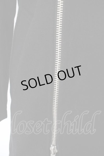 画像2: NO ID. BLACK / メルトンライダースコート O-23-12-28-1031-NO-ou-YM-ZT-M011 (2)