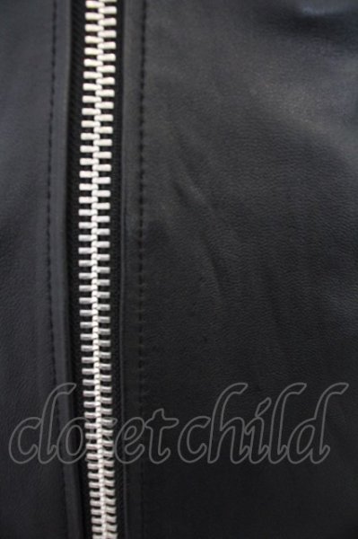 画像4: JACKROSE / ラムレザーダブルライダースジャケット O-23-12-28-1032-JA-ou-YM-ZT-ML004 (4)