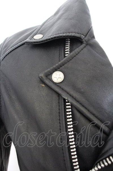 画像5: JACKROSE / ラムレザーダブルライダースジャケット O-23-12-28-1032-JA-ou-YM-ZT-ML004 (5)