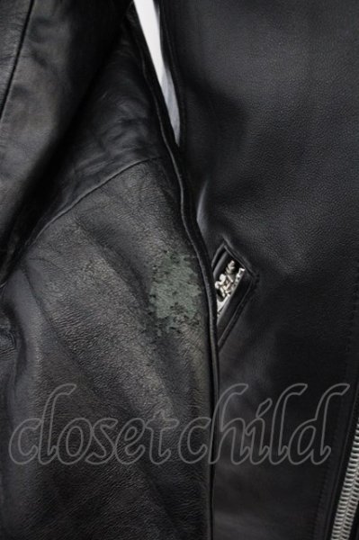 画像7: JACKROSE / ラムレザーダブルライダースジャケット O-23-12-28-1032-JA-ou-YM-ZT-ML004 (7)