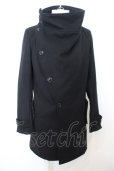 画像1: 【WINTERセール】SEANA / ハイネックメルトンロングコート O-23-12-28-1033-SE-ou-YM-ZT-M011 (1)