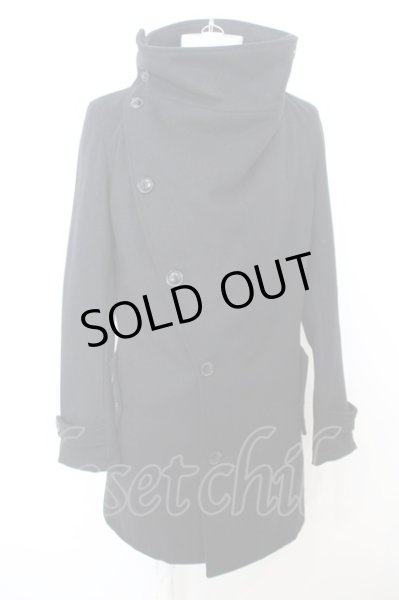 画像1: SEANA / ハイネックメルトンロングコート O-23-12-28-1033-SE-ou-YM-ZT-M011 (1)