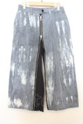 【WINTERセール】NO ID.BLACK / スカートバギートラウザーズパンツ O-23-12-28-1010-NO-pa-YM-ZT034
