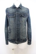 【WINTERセール】NO ID. / ボタンフライ比翼ヴィンテージデニムトラッカージャケット O-23-12-28-1026-NO-ja-YM-ZT027