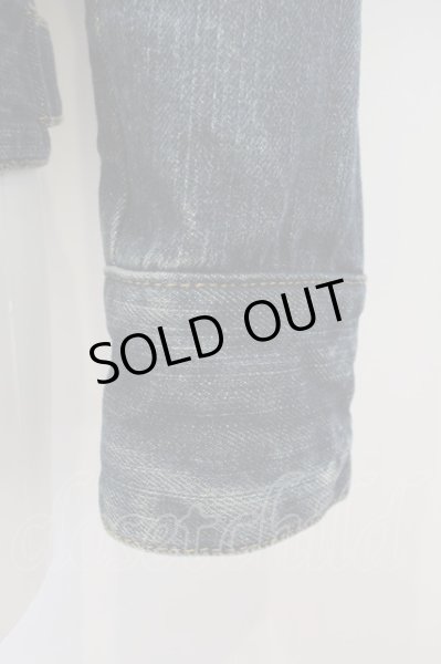 画像2: NO ID. / ボタンフライ比翼ヴィンテージデニムトラッカージャケット O-23-12-28-1026-NO-ja-YM-ZT027 (2)