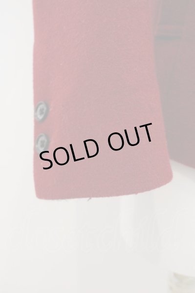 画像2: Black by VANQUISH / イタリアンカラーウォームフィルムメルトンシングルコート O-23-12-30-035-Bl-ou-YM-ZT008 (2)