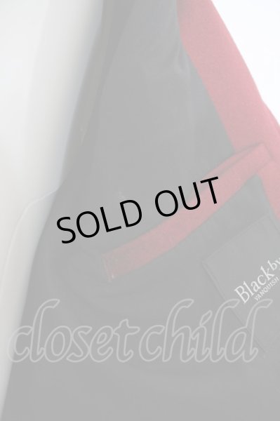 画像3: Black by VANQUISH / イタリアンカラーウォームフィルムメルトンシングルコート O-23-12-30-035-Bl-ou-YM-ZT008 (3)