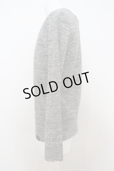 画像2: Black by VANQUISH / 編み込みクルーネックニットソー O-23-12-30-040-Bl-to-YM-ZT006 (2)