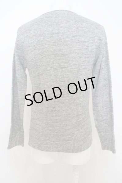 画像3: Black by VANQUISH / 編み込みクルーネックニットソー O-23-12-30-040-Bl-to-YM-ZT006 (3)