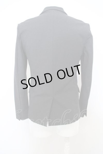 画像3: Black by VANQUISH / 1Bストライプテーラードジャケット O-23-12-30-042-Bl-ja-YM-ZT006 (3)