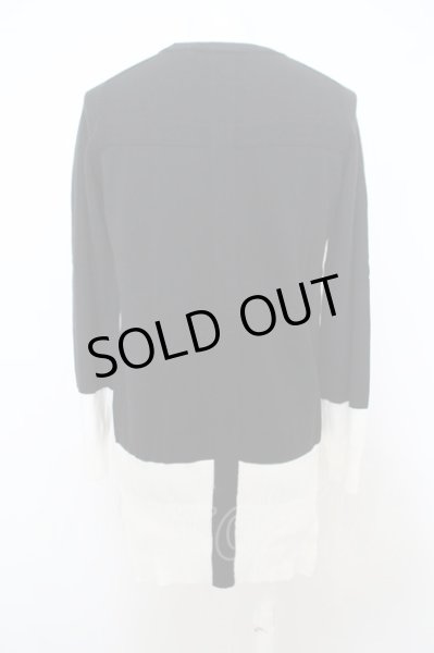 画像3: NO ID. BLACK / CニットブライトバイカラーC/Nプルオーバー O-23-12-30-049-NO-to-YM-ZT006 (3)