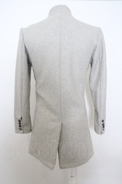 画像3: Black by VANQUISH / イタリアンカラーチェスターコート O-23-12-30-005-Bl-ou-YM-ZT-M017 (3)