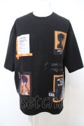 【WINTERセール】ATTI / プリントパッチBIG　Tシャツ O-23-12-30-1003-BE-ts-YM-ZT009