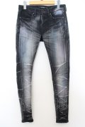 【WINTERセール】CIVARIZE / Dazzlingカラー吹き付け加工スキニーデニムパンツ’20SS O-23-12-30-1019-CI-pa-YM-ZT025