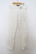 【WINTERセール】NO ID. / ベルテッドルーズフィットデニムパンツ O-23-12-30-1024-NO-pa-YM-ZT033