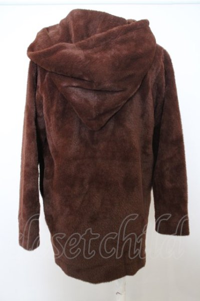 画像3: NO ID. / シャギーニットフライフロントフーデッドコート O-23-12-30-001-NO-ou-YM-ZT-M016 (3)