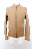 画像1: 【WINTERセール】GOSTAR DE FUGA / Indication ストレッチラムレザースタンドライダースジャケット O-23-12-30-002-GO-ja-YM-ZT-ML004 (1)