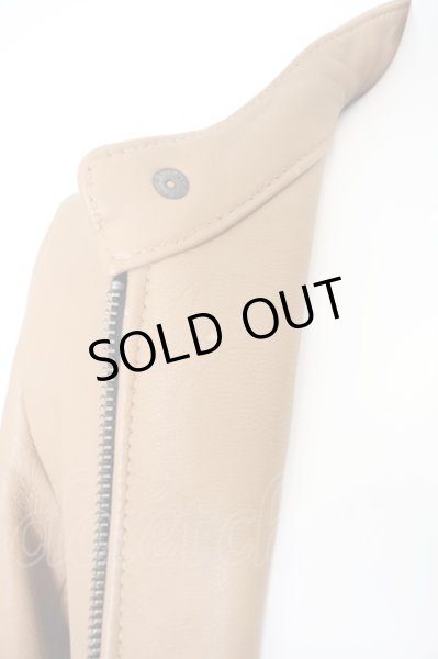 画像3: GOSTAR DE FUGA / Indication ストレッチラムレザースタンドライダースジャケット O-23-12-30-002-GO-ja-YM-ZT-ML004 (3)