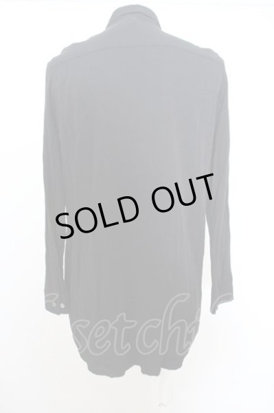 画像3: NO ID. / レーヨンロングシャツ O-23-12-30-024-NO-sh-YM-ZT008 (3)