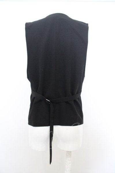 画像3: NO ID. BLACK / ラムレザー×TRストレッチベスト O-23-12-30-025-NO-to-YM-ZT-ML004 (3)