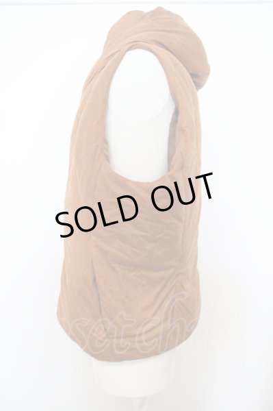 画像2: TORNADO MART / トリコットスエードダウンベスト O-24-01-03-011-TO-ja-YM-ZT-M120 (2)