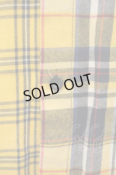 画像2: GALLIS ADDICTION / クレイジーチェックオーバーシャツ O-24-01-03-025-GA-sh-YM-ZT037 (2)