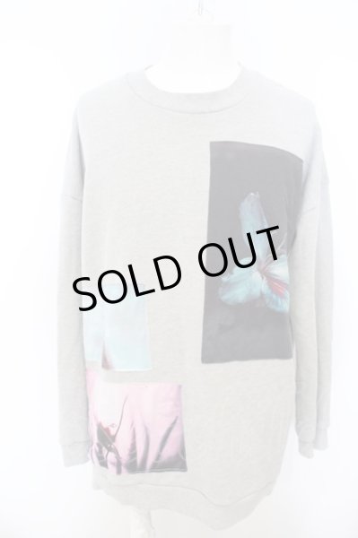 画像1: NO ID. / フラワープリントBIGスリーブPOプルオーバー O-24-01-08-004-NO-to-YM-ZT101 (1)