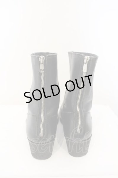 画像6: NO ID. / バックZIPヒールブーツ O-24-01-08-011-NO-za-YM-ZT-S005 (6)