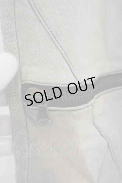 画像4: Moonage Devilment(清春) / ZIPニースキニーデニムパンツ O-24-01-10-015-Mo-pa-YM-ZT107 (4)